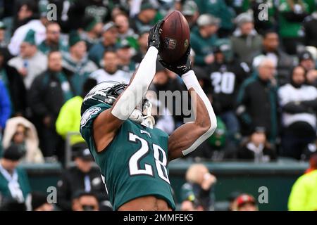 Philadelphia Eagles cornerback Josh Jobe (28) in action against