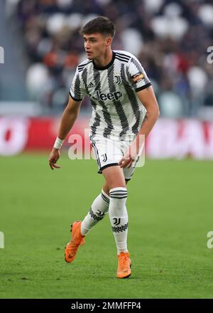 Nicolo Cudrig of Juventus U23 in action during the Serie C match News  Photo - Getty Images