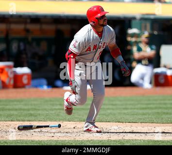 Texas Rangers' Rougned Odor fields a throw in a baseball game against the  Minnesota Twins in a baseball game Friday, June 22, 2018, in Minneapolis.  (AP Photo/Jim Mone Stock Photo - Alamy