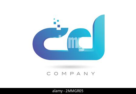 CD alphabet letter logo icon combination design. Creative template for company and business Stock Vector