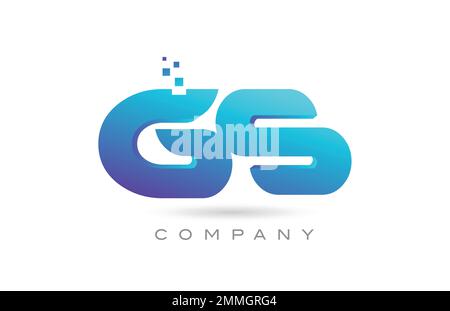 GS alphabet letter logo icon combination design. Creative template for company and business Stock Vector
