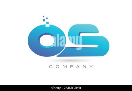 QS alphabet letter logo icon combination design. Creative template for company and business Stock Vector