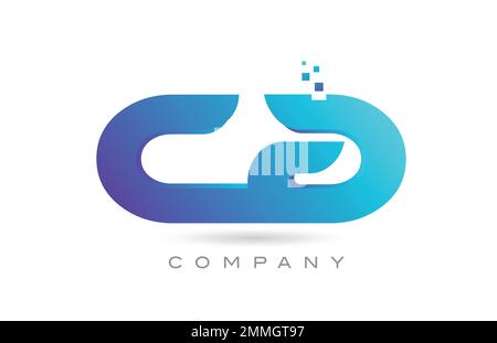 CA alphabet letter logo icon combination design. Creative template for company and business Stock Vector