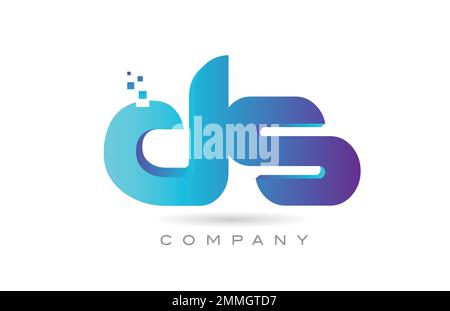 DS alphabet letter logo icon combination design. Creative template for company and business Stock Vector