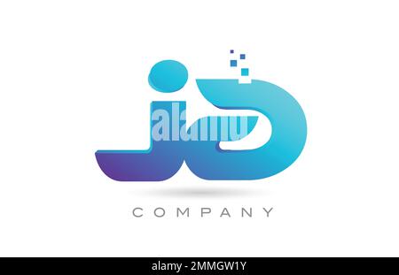 JA alphabet letter logo icon combination design. Creative template for company and business Stock Vector