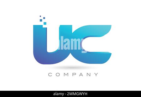 VC alphabet letter logo icon combination design. Creative template for company and business Stock Vector