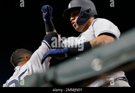 Minnesota Twins closer Jovani Moran, right, celebrates with teammate Gary  Sanchez (24) after their victory over the Toronto Blue Jays in a baseball  game in Toronto, Sunday, June 5, 2022. (Jon Blacker/The