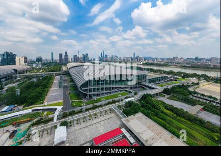 Guangzhou exhibition center Stock Photo