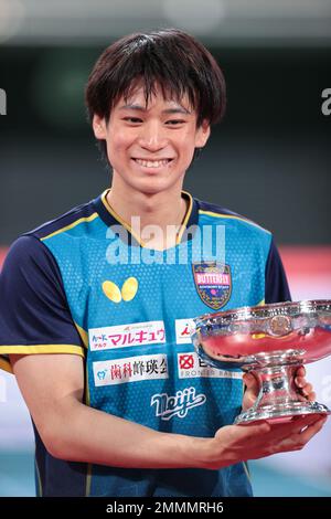 Tokyo, Japan. 29th Jan, 2023. Shunsuke Togami Table Tennis : All Japan Table Tennis Championships 2023 Men's Singles Final at Tokyo Metropolitan Gymnasium in Tokyo, Japan . Credit: AFLO SPORT/Alamy Live News Stock Photo