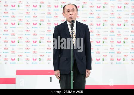 Tokyo, Japan. 29th Jan, 2023. Table Tennis : All Japan Table Tennis Championships 2023 Award ceremony at Tokyo Metropolitan Gymnasium in Tokyo, Japan . Credit: AFLO SPORT/Alamy Live News Stock Photo