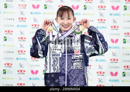 Tokyo, Japan. 29th Jan, 2023. Hina Hayata Table Tennis : All Japan Table Tennis Championships 2023 Award ceremony at Tokyo Metropolitan Gymnasium in Tokyo, Japan . Credit: AFLO SPORT/Alamy Live News Stock Photo