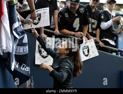 Oakland Raiders strength and conditioning assistant Kelsey