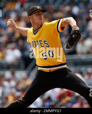 Pittsburgh Pirates starting pitcher Jameson Taillon (50) throws against the  Toronto Blue Jays during first inning interleague baseball action in  Toronto on Friday, August 11, 2017. THE CANADIAN PRESS/Nathan Denette Stock  Photo - Alamy