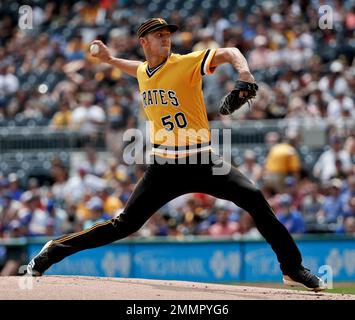 Pittsburgh Pirates starting pitcher Jameson Taillon (50) throws against the  Toronto Blue Jays during first inning interleague baseball action in  Toronto on Friday, August 11, 2017. THE CANADIAN PRESS/Nathan Denette Stock  Photo - Alamy