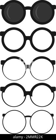 glasses logo stock vektor template Stock Vector
