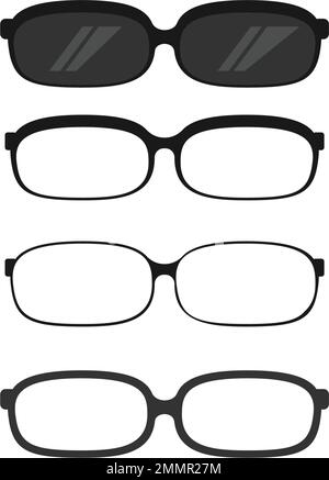 glasses logo stock vektor template Stock Vector