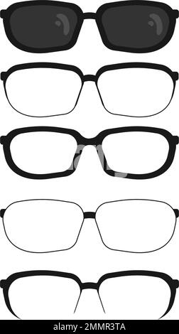 glasses logo stock vektor template Stock Vector