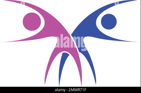 fitness logo stock vektor template Stock Vector