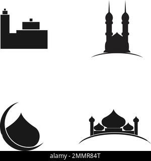 mosque logo stock vektor template Stock Vector