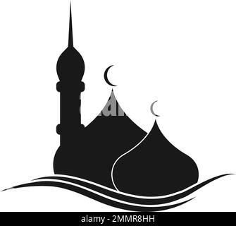 mosque logo stock vektor template Stock Vector