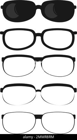 glasses logo stock vektor template Stock Vector