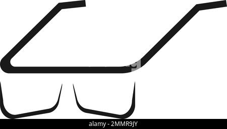 glasses logo stock vektor template Stock Vector