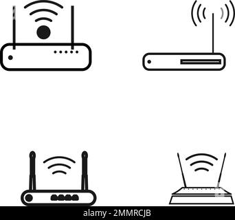 router icon stock illustration dsign Stock Vector