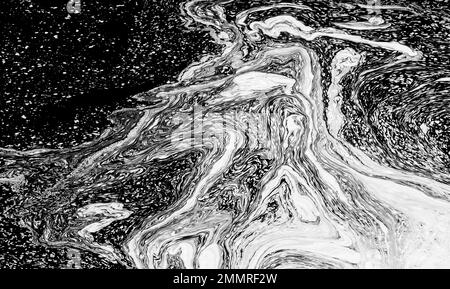 Abstract Monochrome Painted Background Liquid Stains Stock Illustration  324166415