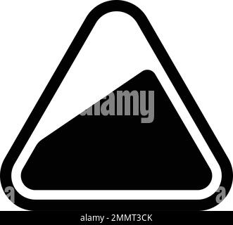 vektor car warning logo illustration design Stock Vector