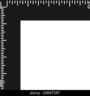 ruler logo stock illustration design Stock Vector