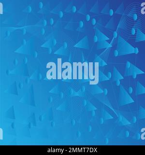 background design with modern abstract layered shapes in geometric pattern. Colorful abstract background design and rich texture on the subject. Stock Vector