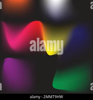 background design with modern abstract layered shapes in geometric pattern. Colorful abstract background design and rich texture on the subject. Stock Vector