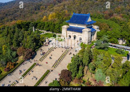 Sun yat-sen's mausoleum in nanjing Stock Photo