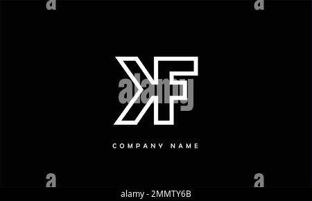 KG, GK Abstract Letters Logo Monogram Stock Vector