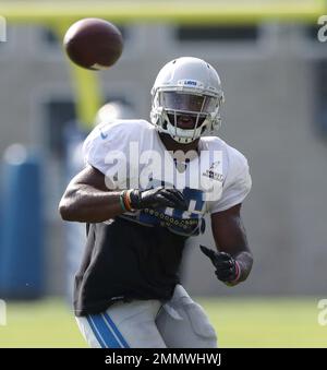 Detroit Lions tight end Marcus Pollard (81) sits on the bench