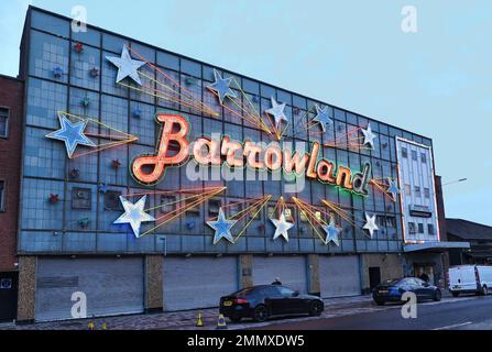 Early evening at concert venue, Barrowland Ballroom, Glasgow East End, Scotland. Stock Photo