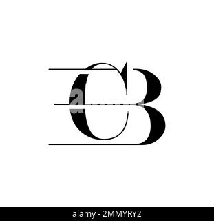 CB initial logo letters in high quality professional design that will ...