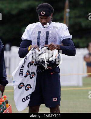 Chicago Bears wide receiver Kevin White (11) lines up against the New York  Jets during an