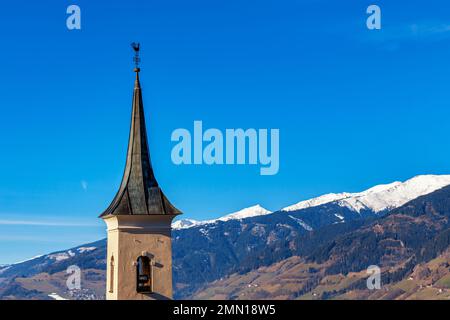 St. Jacob Chapel at Kaprun Castle, Kaprun, Austria Stock Photo