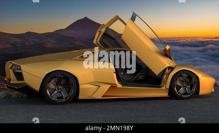 In 2008, the Lamborghini Reventon was officially unveiled Stock Photo -  Alamy