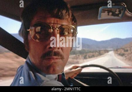 DUEL 1971 Universal Television film with Dennis Weaver Stock Photo