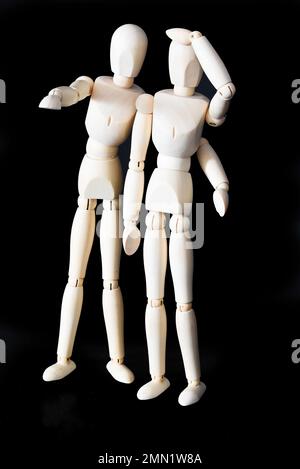 Wooden Mannequin Different Emotions Different Poses Stock Photo by  ©ok.nazarenko 183131318