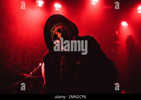 Copenhagen, Denmark. 29th, January 2023. The Australian deathcore band To the Grave performs a live concert at Hotel Cecil in Copenhagen. (Photo credit: Gonzales Photo - Peter Troest). Stock Photo