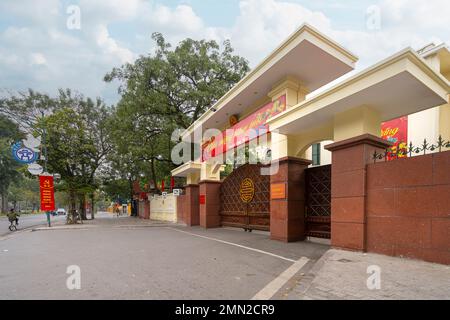 Hanoi, Vietnam, January 2023. exterior view of the economy department building in downtown Stock Photo