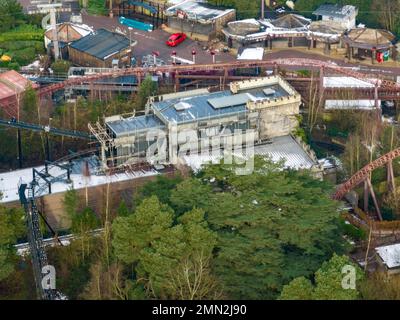 Random Drone Shots aerial Images From Stoke-On-Trent Stock Photo