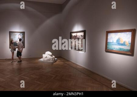 Argentinian painting. Museo Nacional de Bellas Artes, Buenos Aires, Argentina Stock Photo