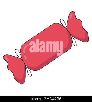 Pink swirl candy sticker. Vector Stock Vector Image & Art - Alamy