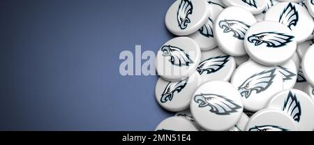 Philadelphia eagles banner hi-res stock photography and images - Alamy