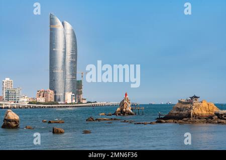 Xiamen shimao channel building Stock Photo