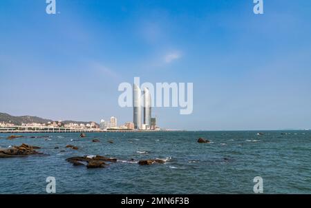 Xiamen shimao channel building Stock Photo